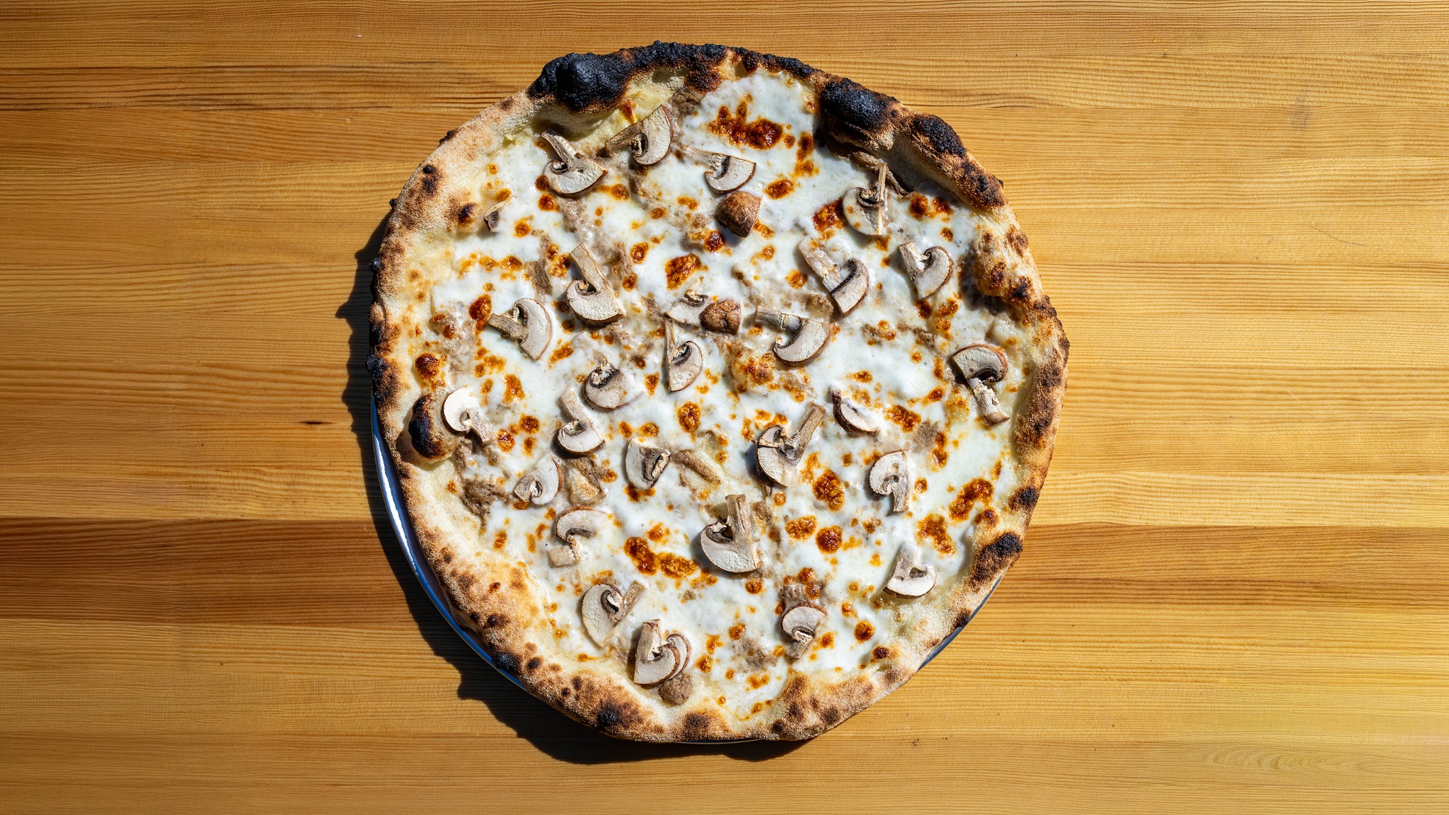 Gombás pizza