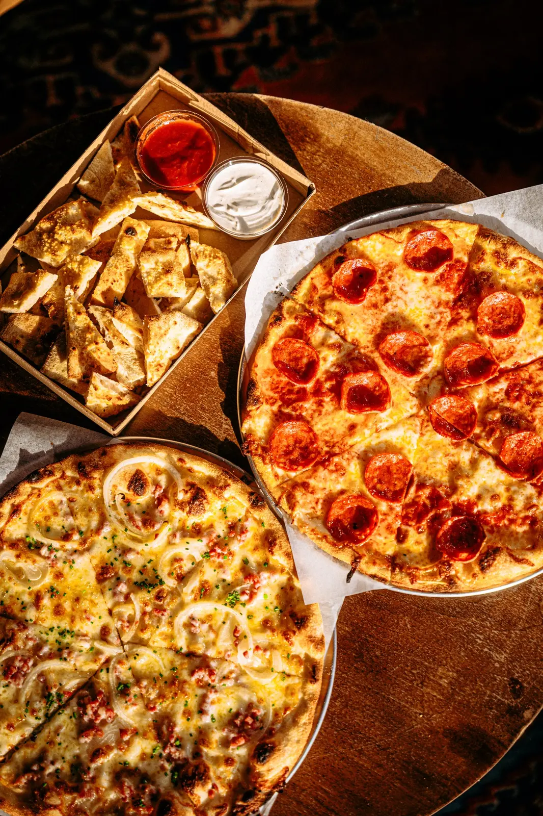 Pizza és focaccia a Dürer Kertben